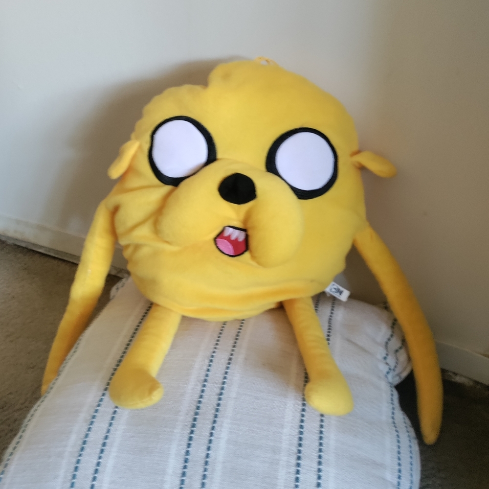 Jake the Dog Advenutre Time Plush Cartoon Network Toy Factory Stuffed Animal 22"